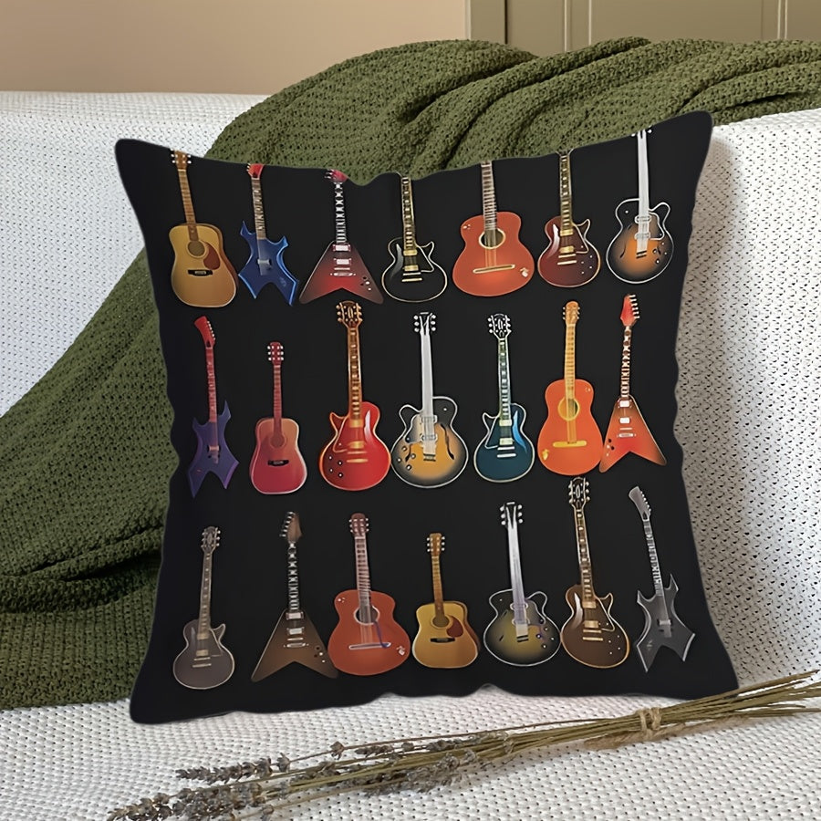 Quilted Square Pillowcase for Bedroom Lounge Soft Stylish Home Car Decor