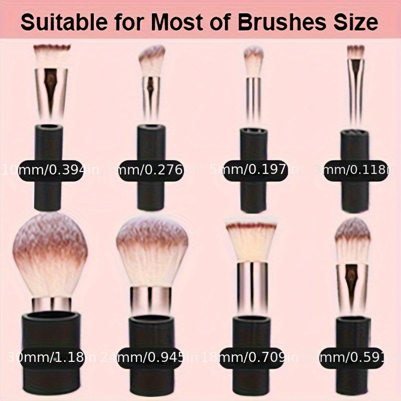 Batareyali makiyaj cho'tkasi tozalagichi va quritgichi tez tozalash va quritish uchun