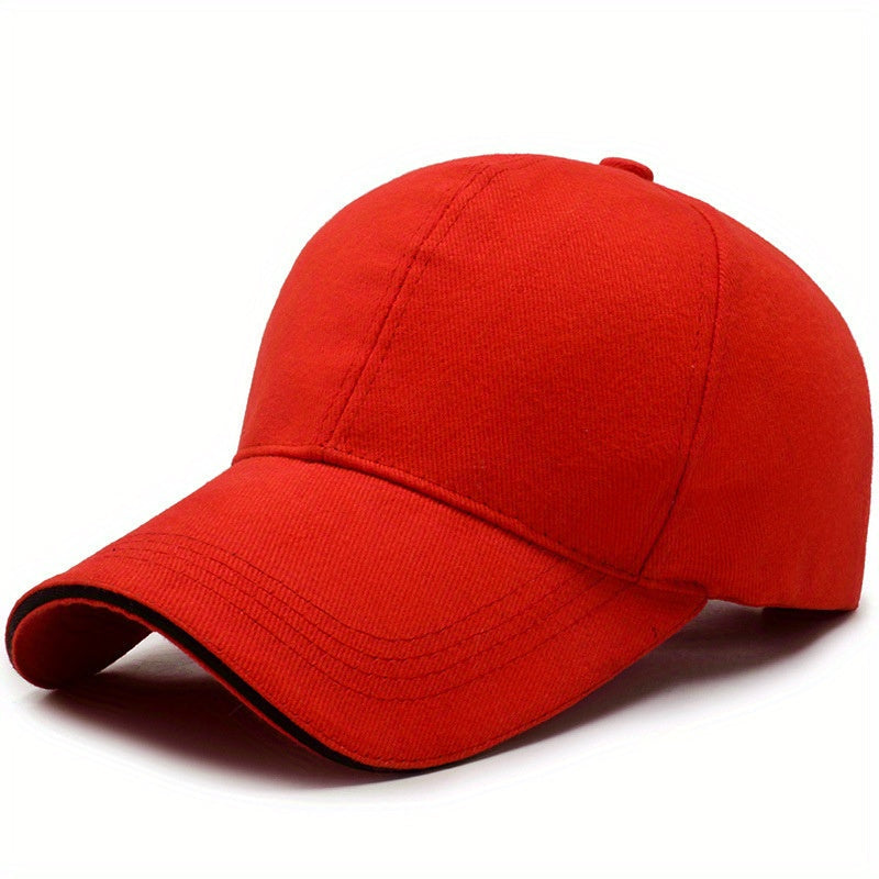 Low Profile Solid Color Baseball Cap Unisex Dad Hat for Men Women