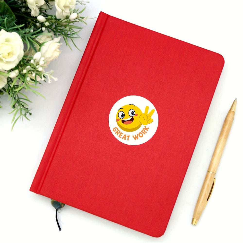 500 1-dyuymli ilhomlantiruvchi stikerlar to'plami "A'lo ish" va "Siz buni qildingiz" uchun o'qituvchilar, ota-onalar, murabbiylar