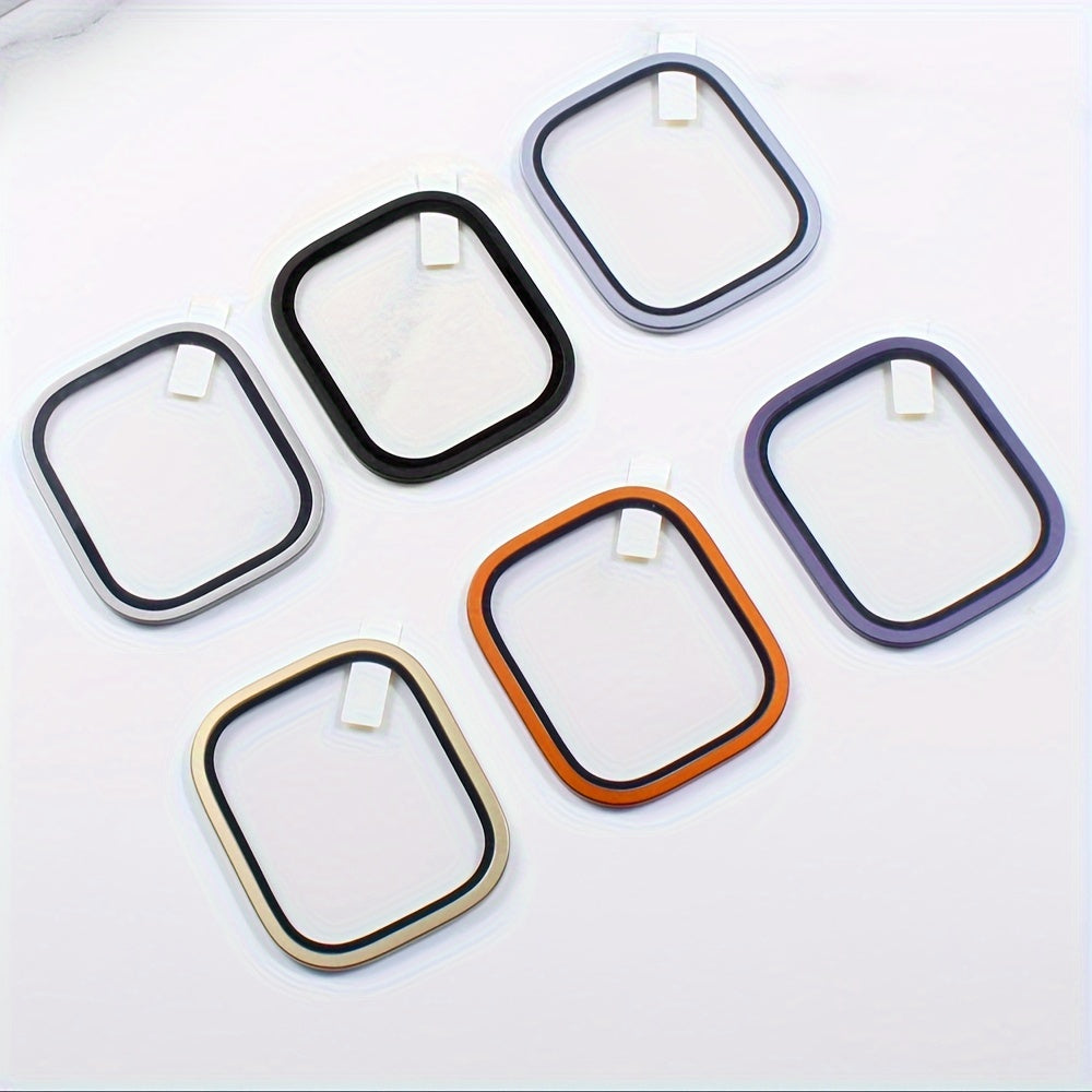 Apple Watch Ultra Screen Protectors and Titanium Frame Set 49mm 9H Tempered Glass Waterproof