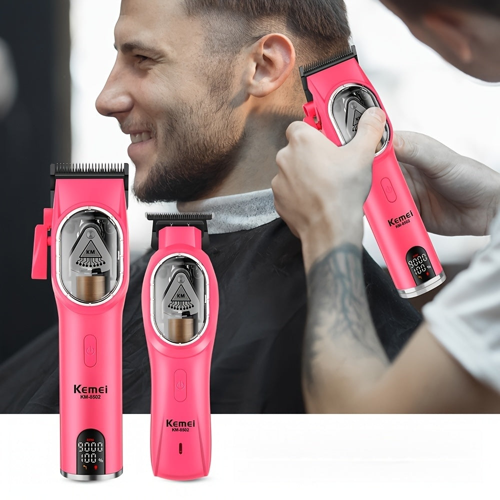 Kemei KM-8502 Professional Soch Kesuvchi To'plami DLC Pichoqchalari bilan, USB bilan qayta zaryadlanadigan, Qo'llanma taroqchalari va aksessuarlar bilan birga - Mukammal sovg'a fikri