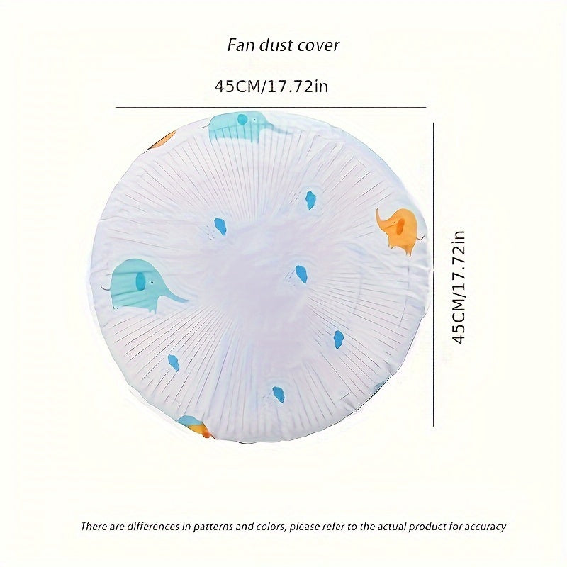 Rustic Waterproof PEVA Fan Dust Cover for Wall-Mounted and Ground Fans