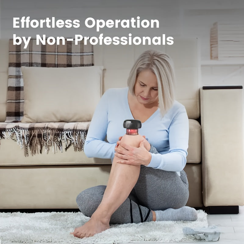 Set de ventosas eléctricas con máquina inteligente dinámica, masajeador de vacío 4 en 1, 12 niveles