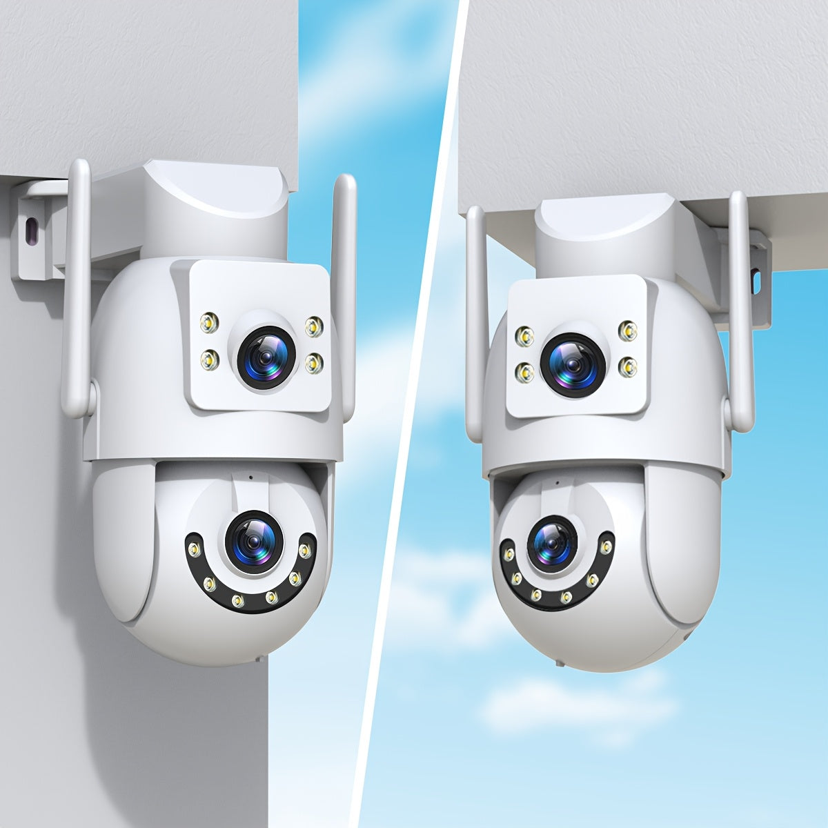 Outdoor HD Security Camera with Two-Way Video, Night Vision, Wi-Fi Hotspot