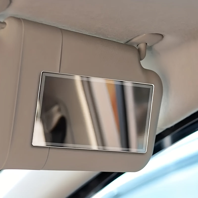 Universal Car Sun Visor Makeup Mirror Auxiliary Rearview Mirror