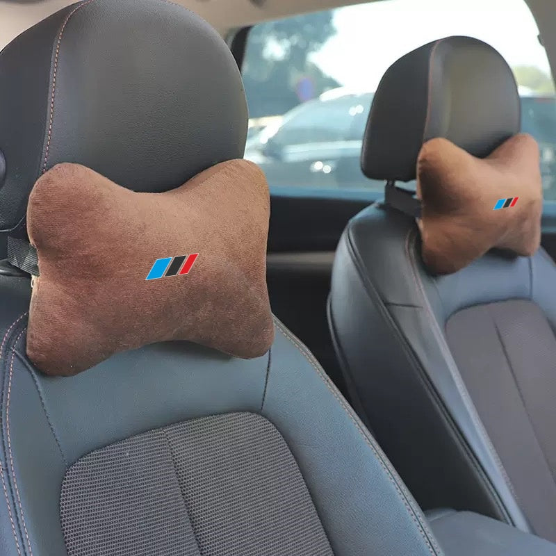 Universal Soft Plush Car Seat Headrest for Comfortable Neck Support