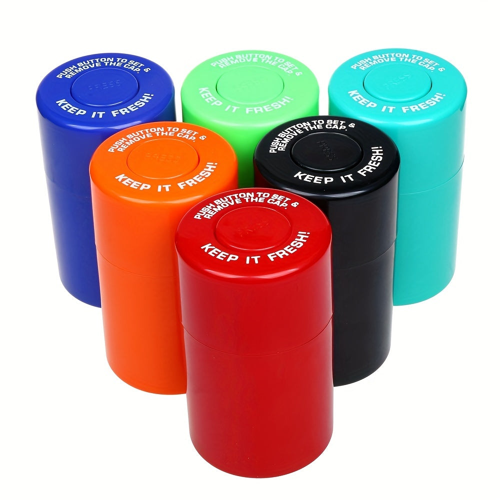 Herb Storage Jar Vacuum Seal Airtight Stash Container for Herbs