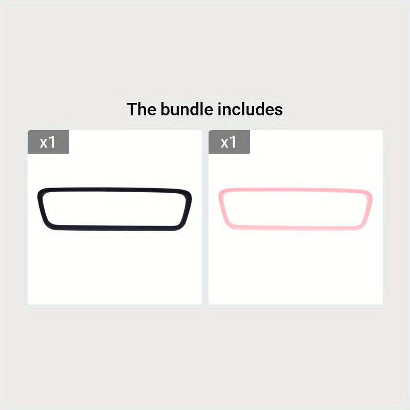 2pcs Car Rearview Mirror Protective Cover Set For Model 3 Y Pink White Gray Black