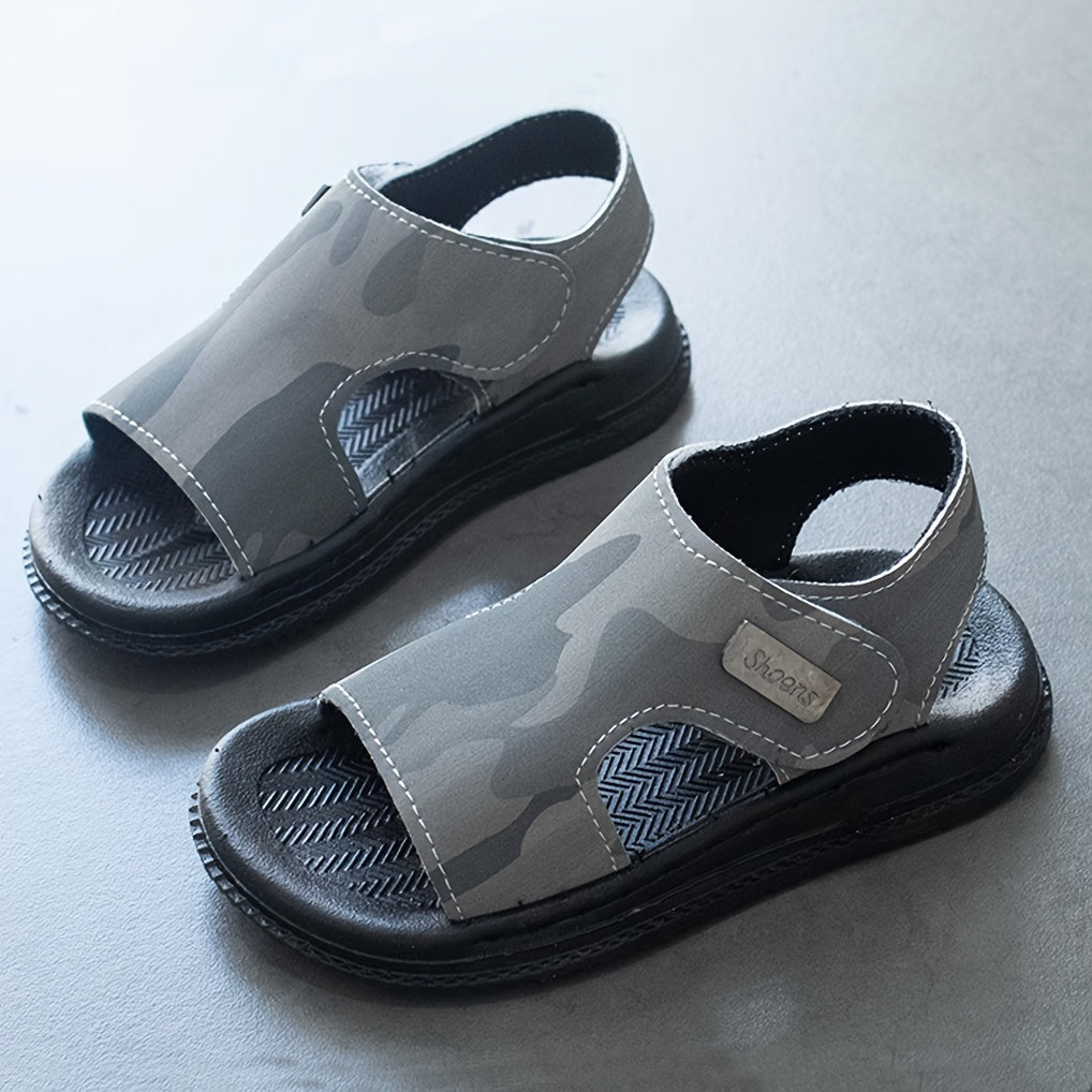 Children's Summer Sandals for Water Activities and Outdoor Play with Soft Grip and Magic Strap