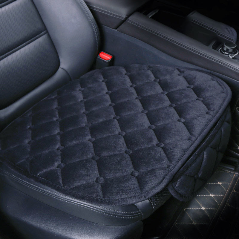 Plush Car Seat Covers Universal Fit for Sedans Trucks SUVs Non-Slip Base