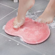 4 ta oyoq spa skrubber matolari to'plami - so'kmasdan oyoq massaj qiluvchi, vakuumli stakanlar bilan, dushda oyoq vannasi skrubberlari, oyoq tozalovchi massaj padlari - zaruriy hammom aksessuarlar