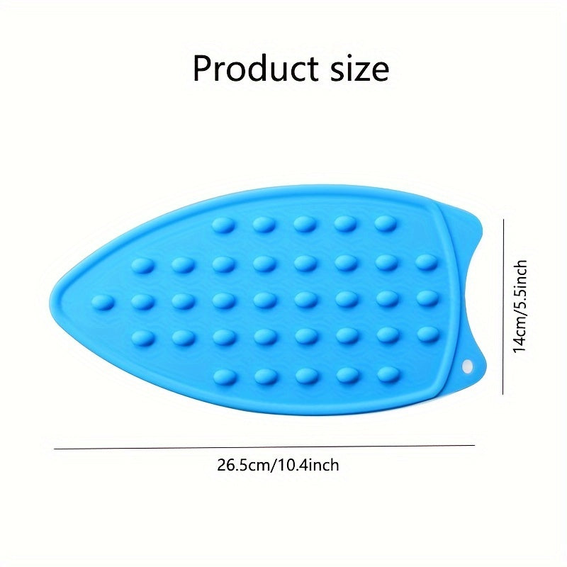 Alfombrilla protectora de tela para planchar con recubrimiento de silicona y malla resistente al calor