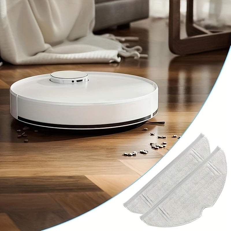 Set of 4 Microfiber Mop Pads for S8/S7 Series, Washable, Durable Adhesive Backing