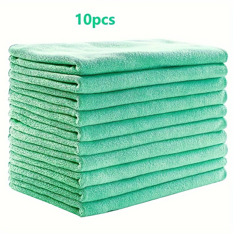 10-Piece Soft Polyester Towel Set for Bathroom Gym Spa Hotel and Commercial Use