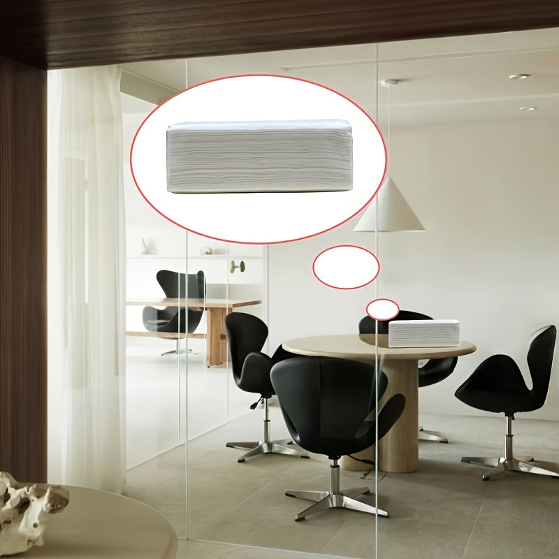 White 4-Ply Wettable Facial Tissue for Restaurants and Hotels