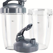 24oz Blender Replacement Cup for NutriBullet Pro 900W 600W with Flip Lid