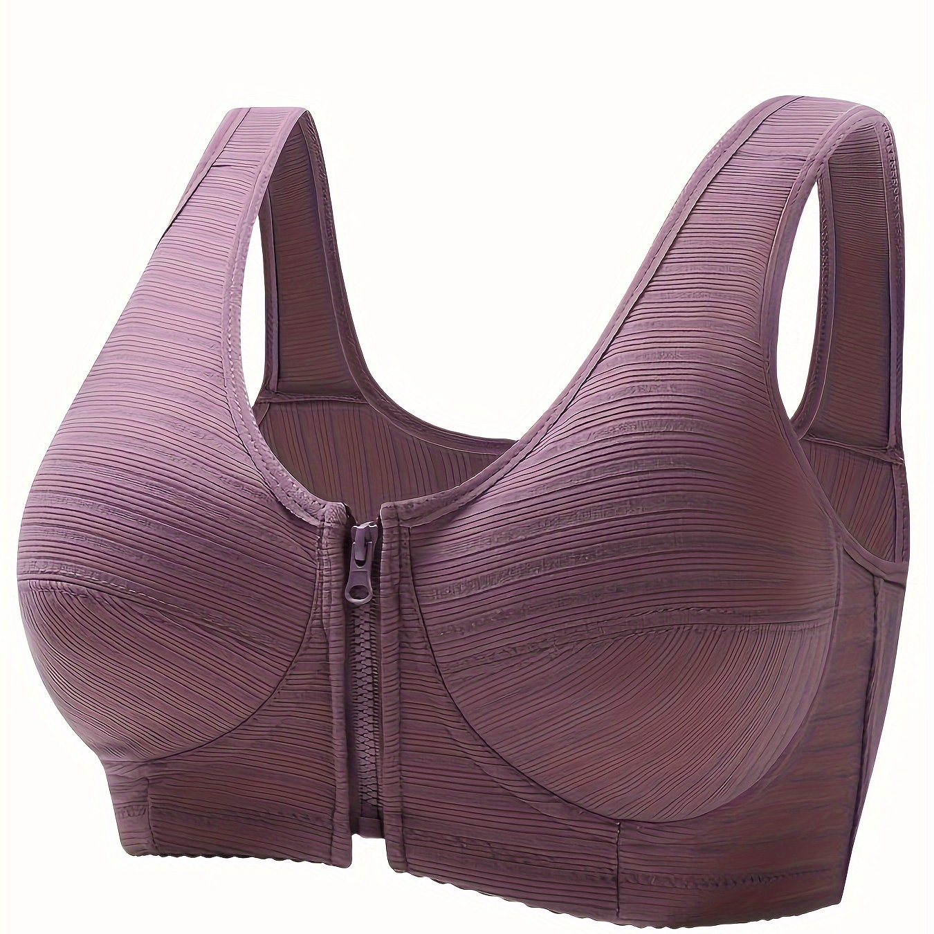 EssElegance Женский Бралет: Передняя застежка, без подкладки, пуш-ап, однотонные цвета.