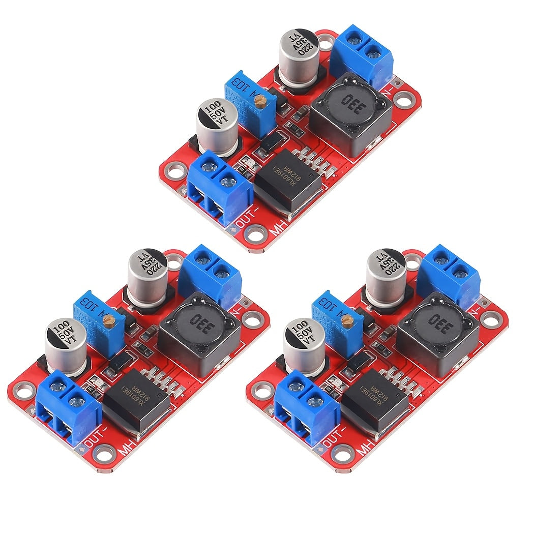 2pcs Adjustable DC-DC Step Up Power Module 5V 12V 24V Boost Converter