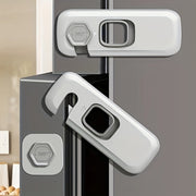 Child Safety Locks Set of 4 for Fridge Oven and Cabinets Durable ABS Lead-Free Easy Install
