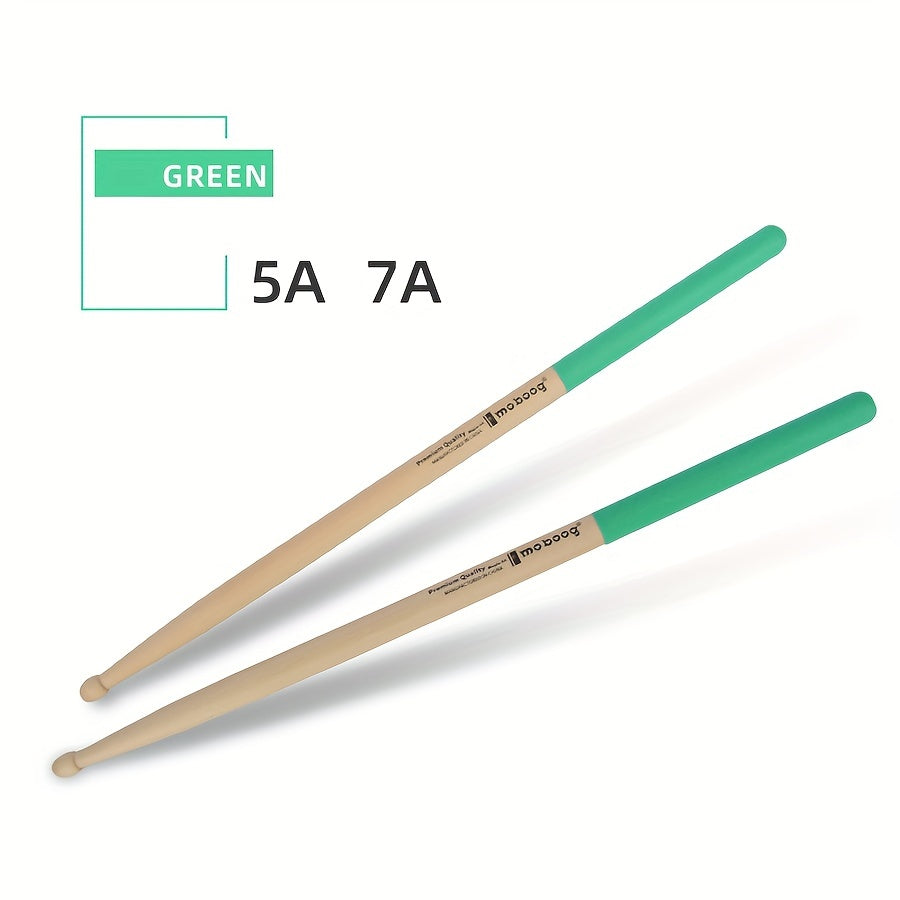 Baquetas de arce premium 5A 7A con agarre antideslizante para baterías electrónicas y acústicas