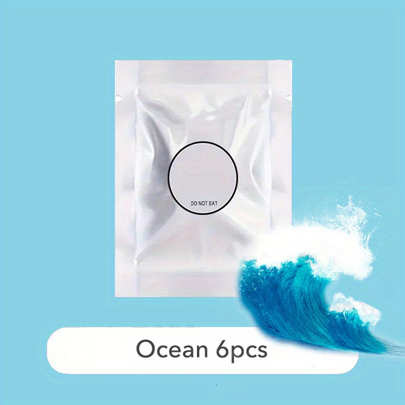 6pcs Car Fragrance Tablets Scented Air Vent Freshener Long-Lasting Aroma