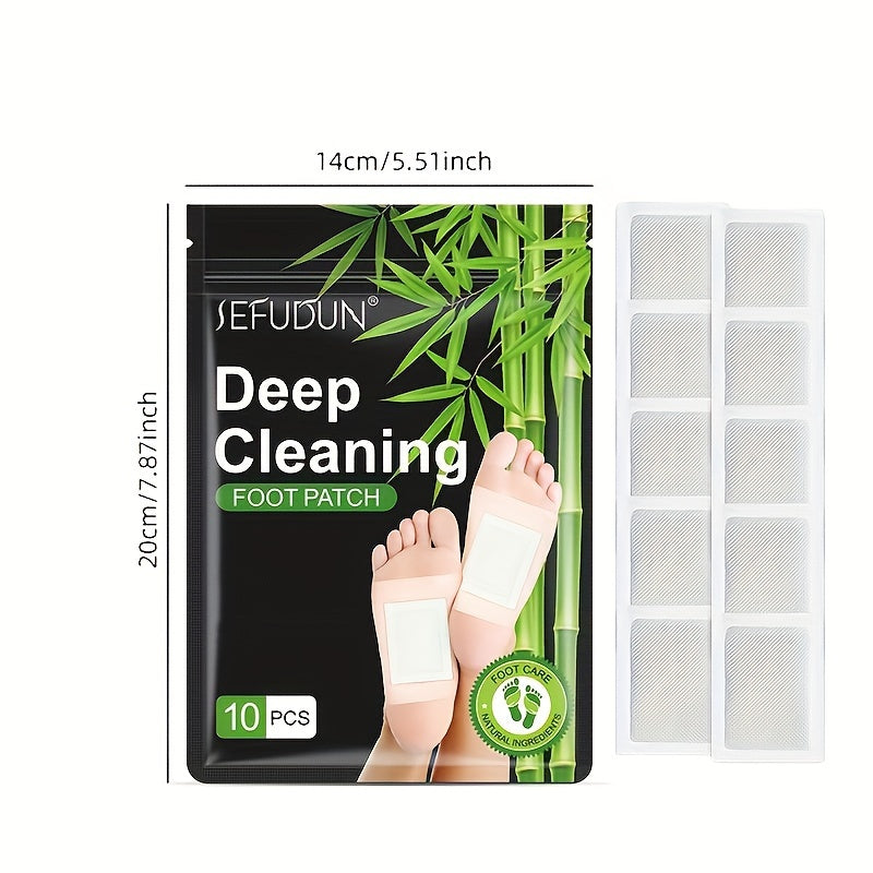 Unisex Deep Cleaning Foot Pads Foot Care 10pcs Detox Moisturizing