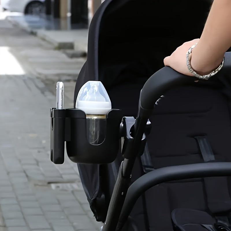 Portavasos para cochecito de bebé con soporte para teléfono para asientos de coche para niños, accesorio de bandeja 2 en 1