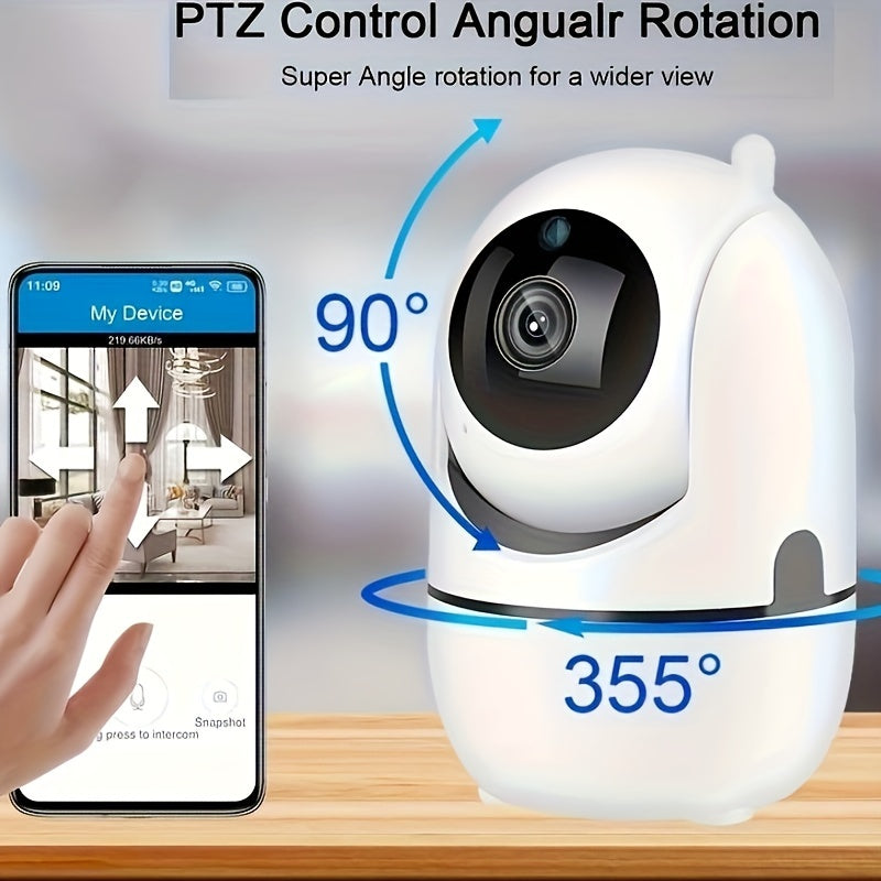 1080P HD WiFi Indoor Security Camera with Auto-Tracking Night Vision Two-Way Audio