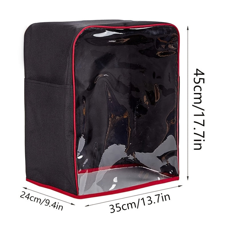 Oshxona aralashtirgichi uchun qoplama, changdan himoya qiladi, mustahkam materialdan tayyorlangan, oziq-ovqat bilan aloqa qilmaydi, shaffof derazasi mavjud, uyda aralashtirgich aksessuarlarini saqlash uchun ideal.