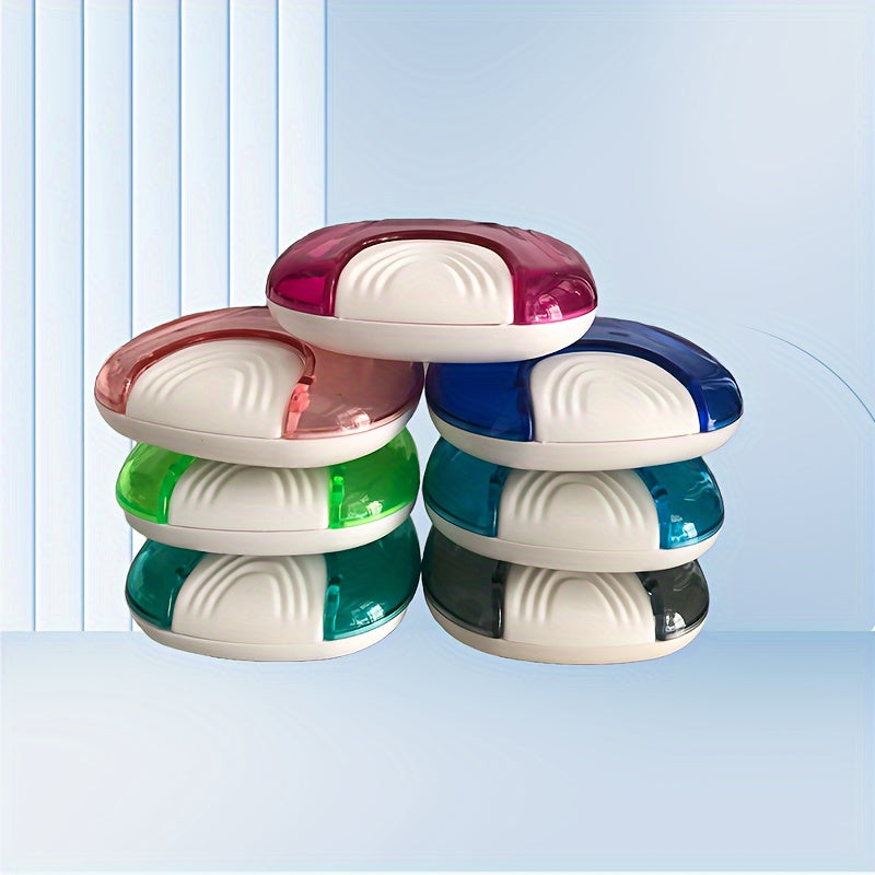 Tish ta'mirlash uchun saqlash qutisi shell dizayni retainer qutisi protez tutuvchi ko'p rangli