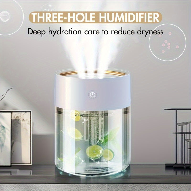 Recirculating Fog Humidifier for Bedroom 2L Tank Quiet Mist Auto Shut-Off