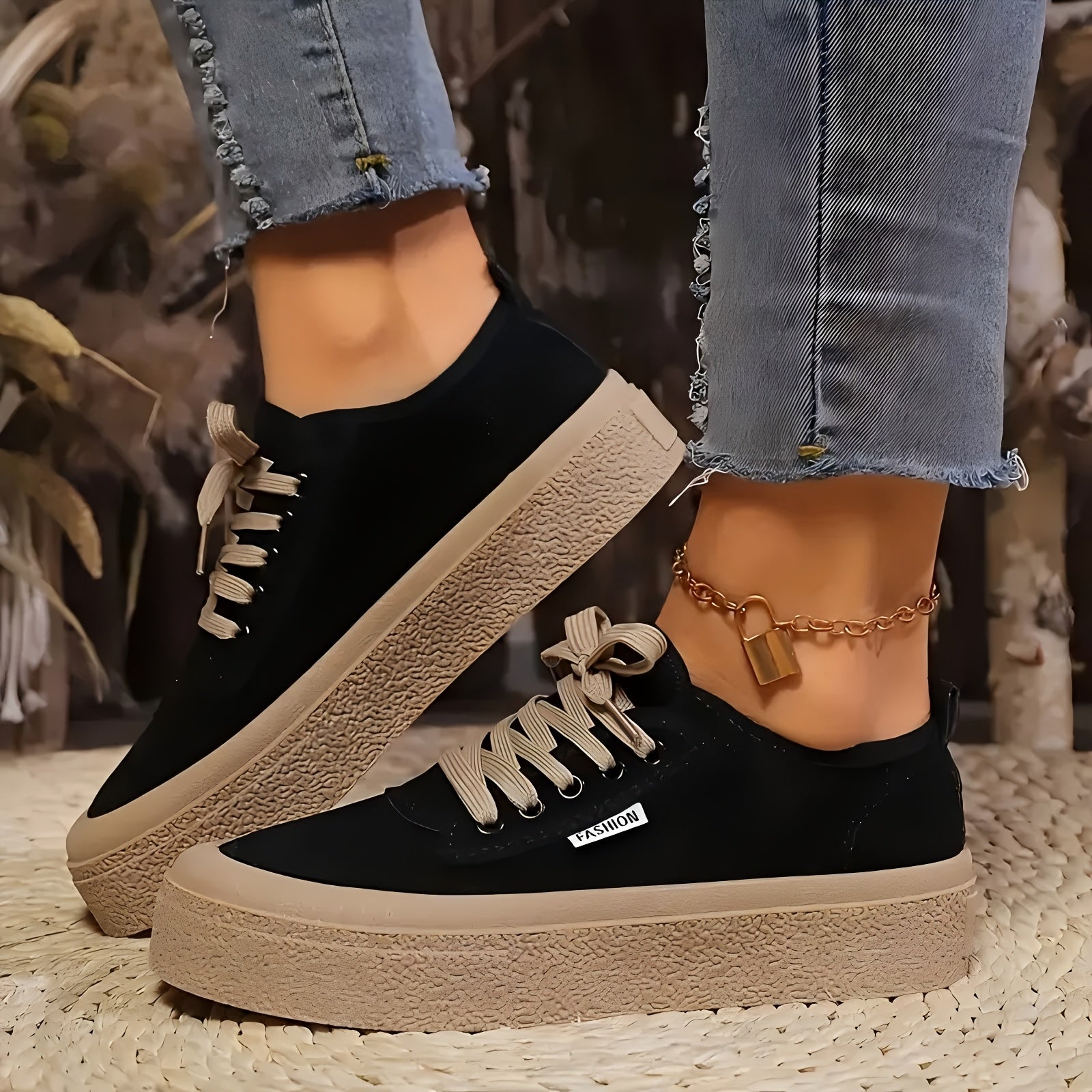 Women’s All-Season Penny Loafers Solid Color Casual Shoes with Rubber Sole