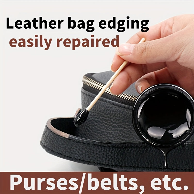 Leather Edge Oil for Repair and Color Restoration, 30g, Suitable for Bags Shoes and Leather Goods