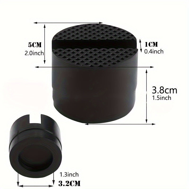 Universal Synthetic Rubber Car Jack Pad Frame Protector Slotted Lifting Disk