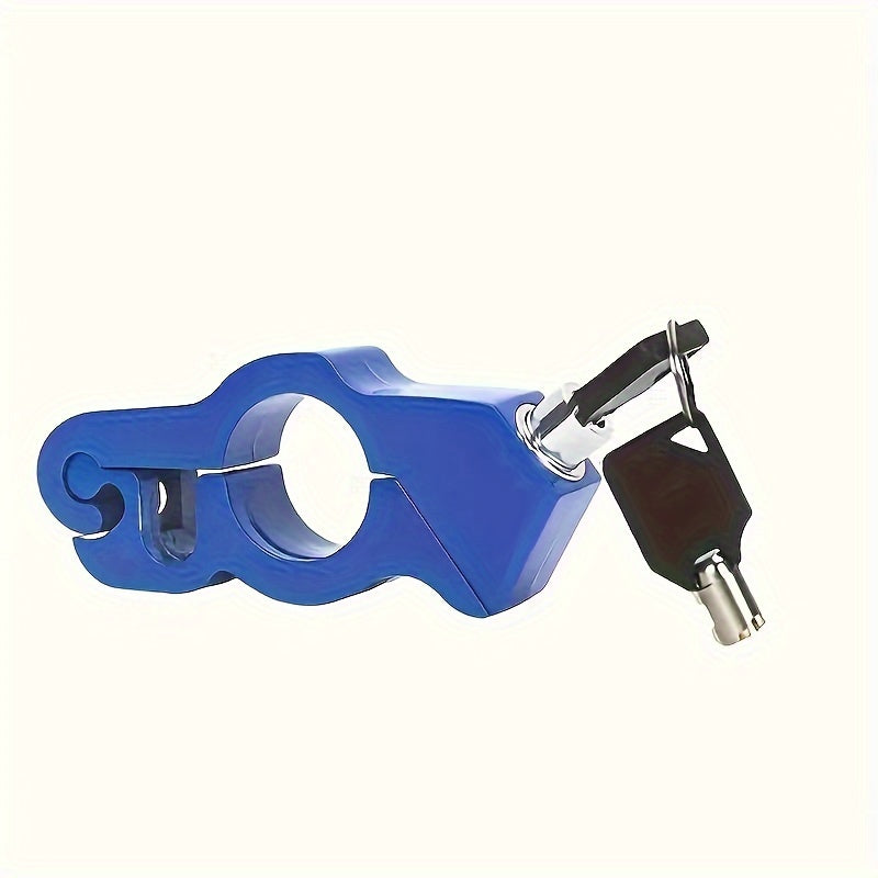 Heavy-Duty Aluminum Motorcycle Handlebar Lock Anti-Theft Security
