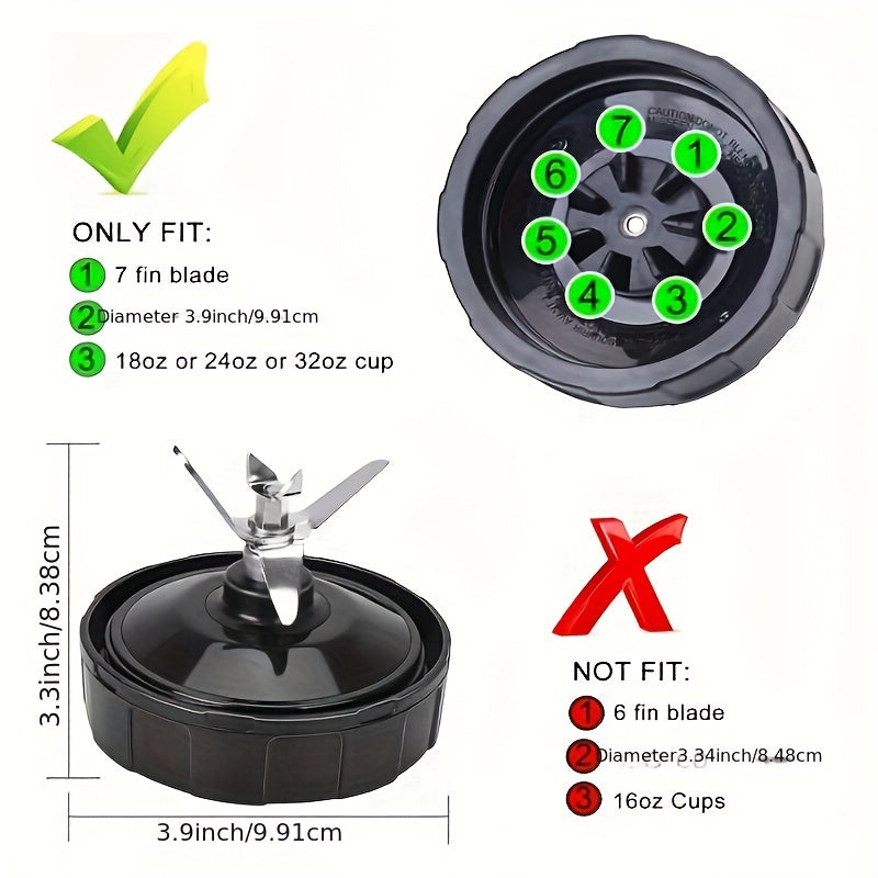 7-Blade Blender Replacement Blade for Auto iQ Blenders