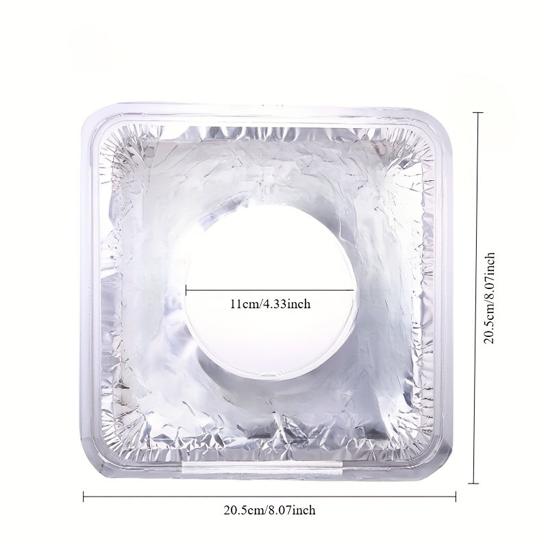 Oil-Proof Gas Stove Mat Protective Pad Round Square Kitchen Tin Paper