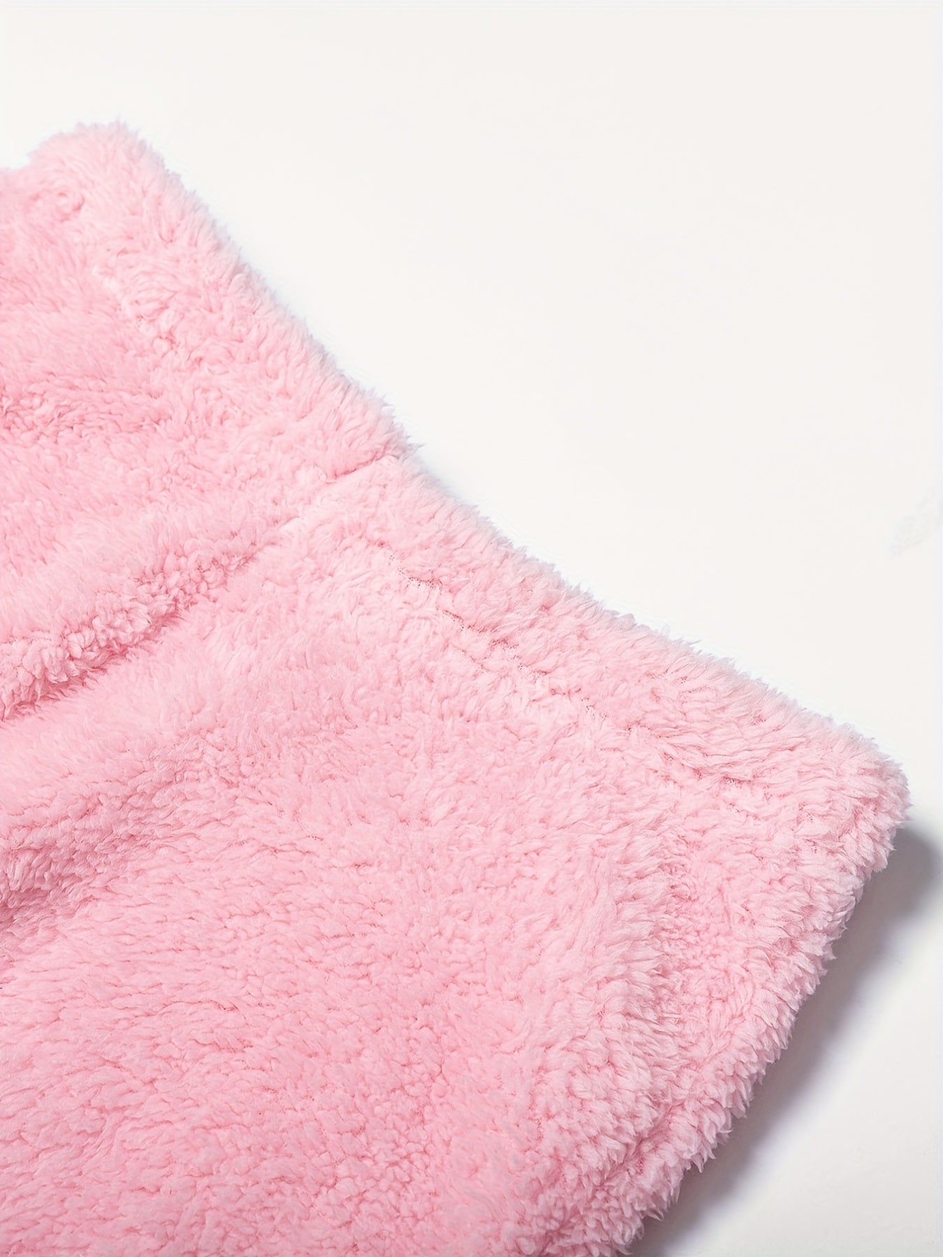 Conjunto de ropa de estar con felpa de poliéster para mujer con top de tirantes y pantalones con cintura elástica