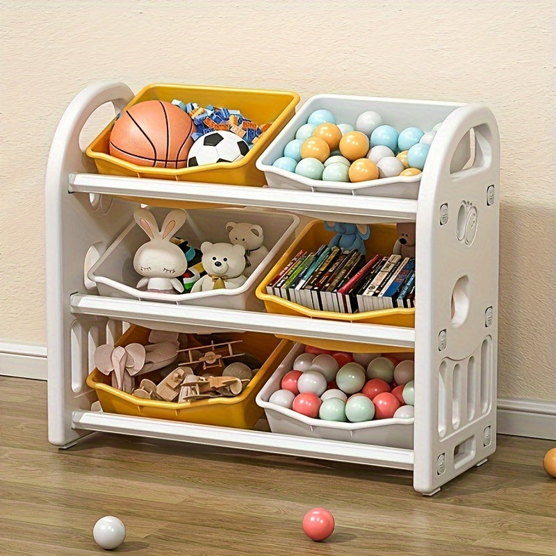 Estantería de almacenamiento para el hogar de plástico con 6 cajas apilables para ropa, juguetes y libros

Source:
Plastic Home Storage Rack with 6 Stackable Boxes for Clothes Toys and Books