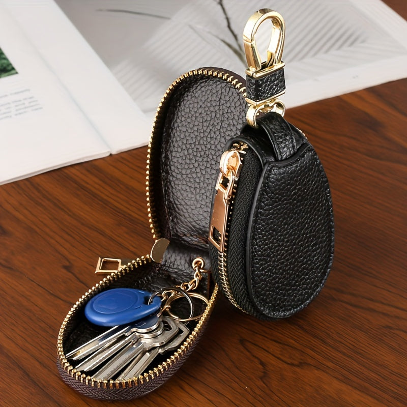 Women's Mini Zipper Key Bag Portable Car Key Chain Multifunctional