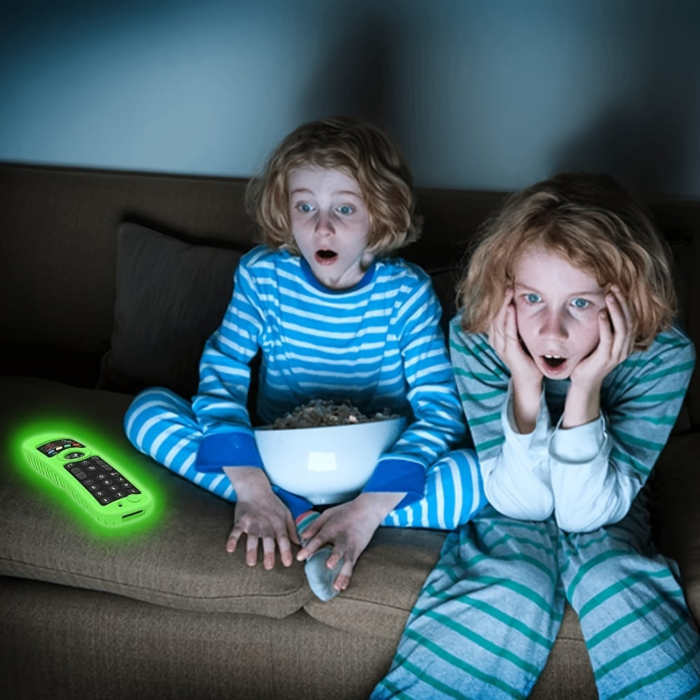 Защитный силиконовый чехол для LG Magic Remote MR21GA, MR22GA, MR23GA с противоскользящим дизайном. Доступен в черном, светящемся синем и светящемся зеленом цветах.