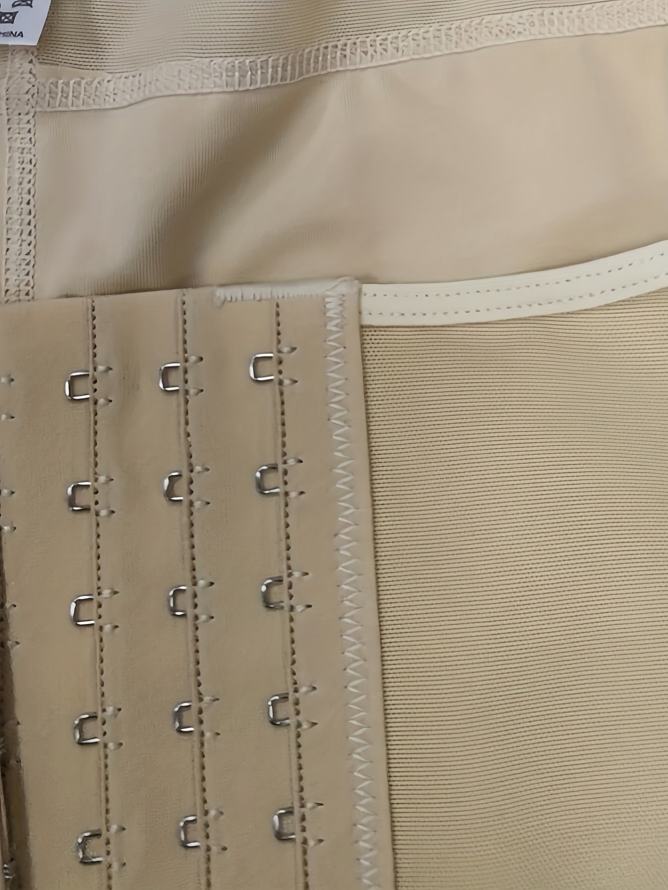 Women's Full Coverage Shapewear Bodysuit with Lace Detail Medium Support Postpartum Body Shaper