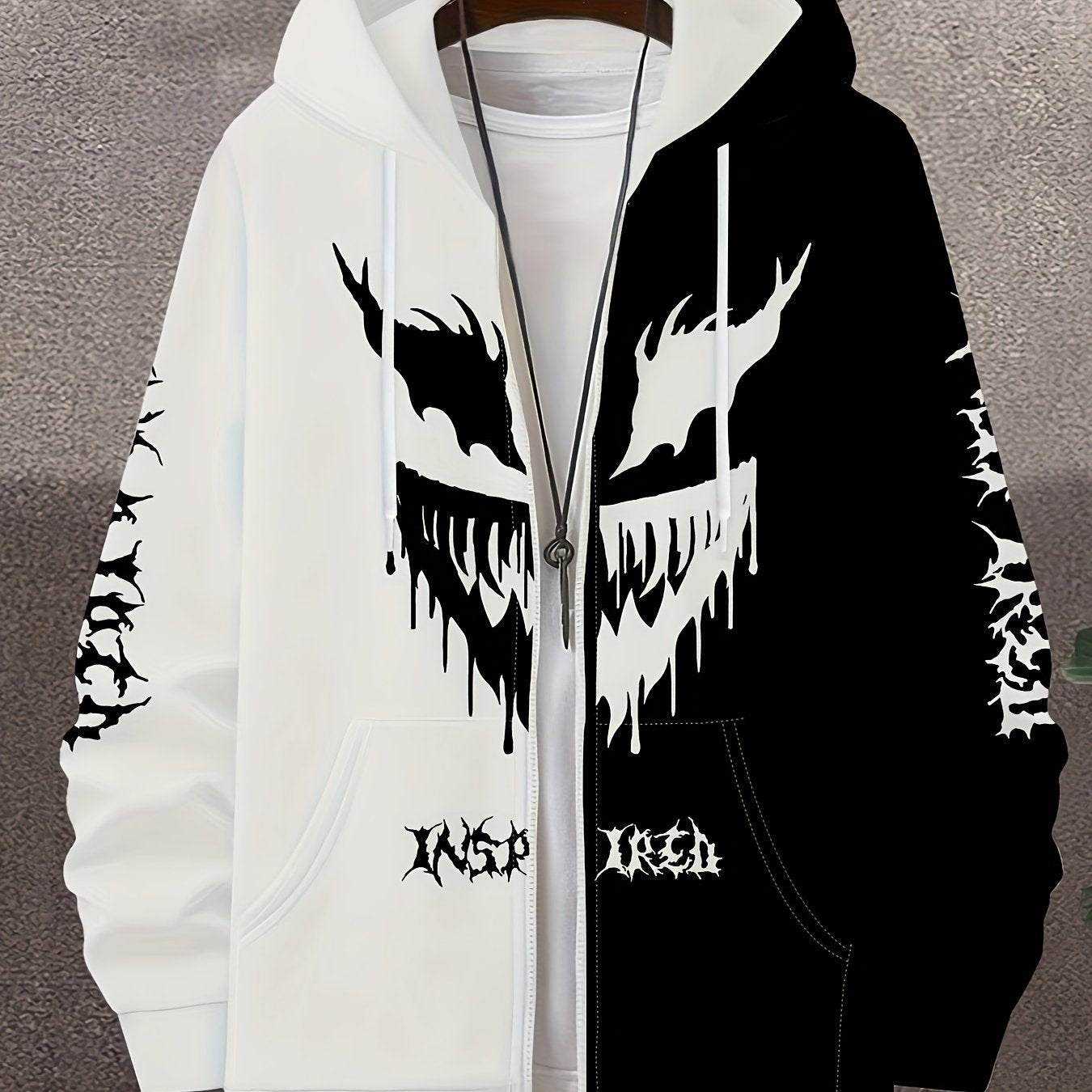 Мужская толстовка на молнии с цветными блоками из полиэстера, повседневная, для весны и осени, прогулки