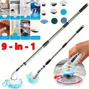 9 ta cho'tka boshli, sozlanadigan tutqichli simsiz elektr burilish qavat yuvish mashinasi