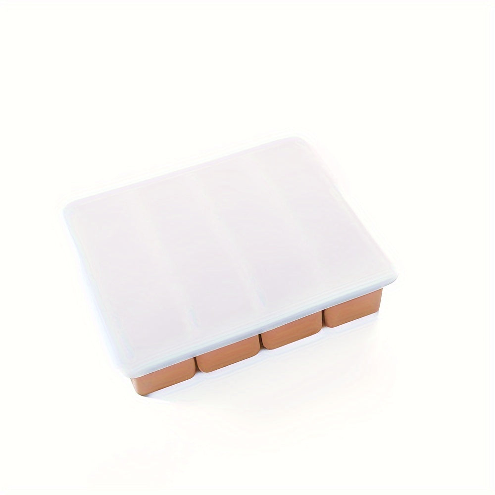 Unisex Silicone Ice Cube Mold Tray BPA Free Easy Release Kitchen Accessories