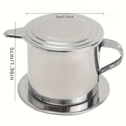 Stainless Steel Coffee Drip Filter Maker Portable Infuse Cup for Home Travel