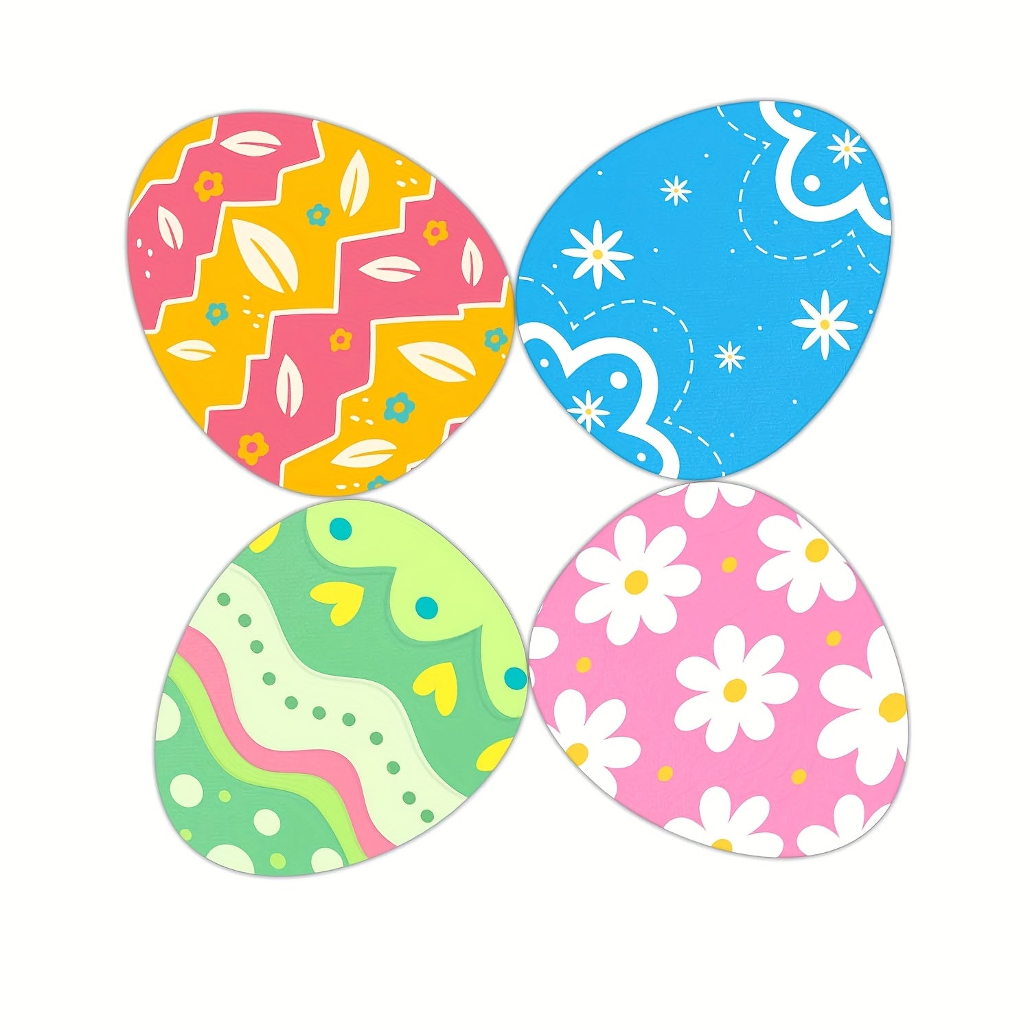 Цветные пасхальные салфетки, упаковка из 20 одноразовых бумажных полотенец с двумя слоями, кролики, яйца, цветы для весенних праздников