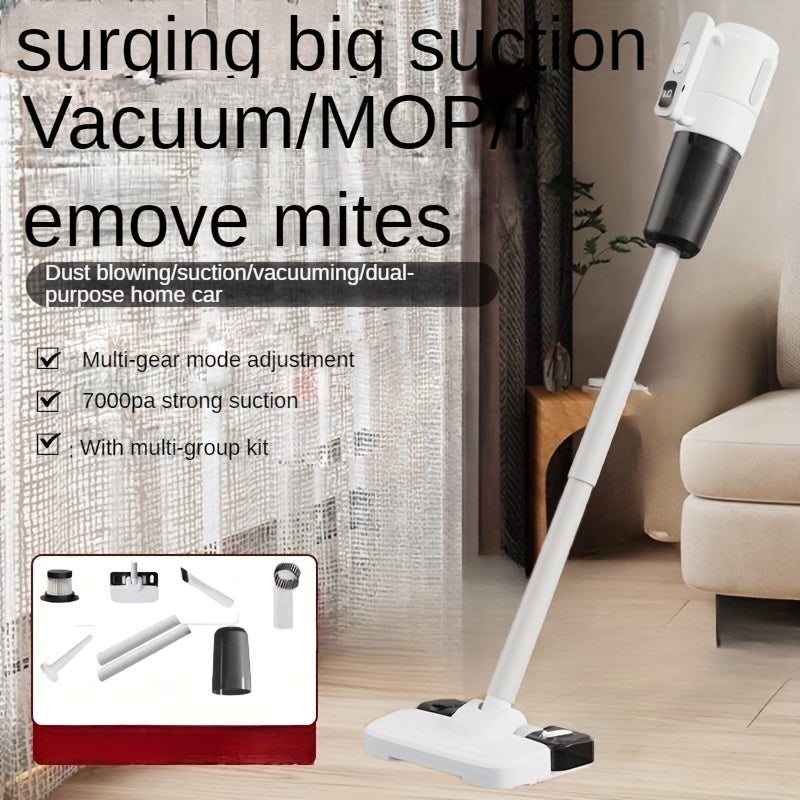 Wireless Handheld Vacuum Cleaner 7000PA Suction Lightweight Rechargeable Multi-Surface