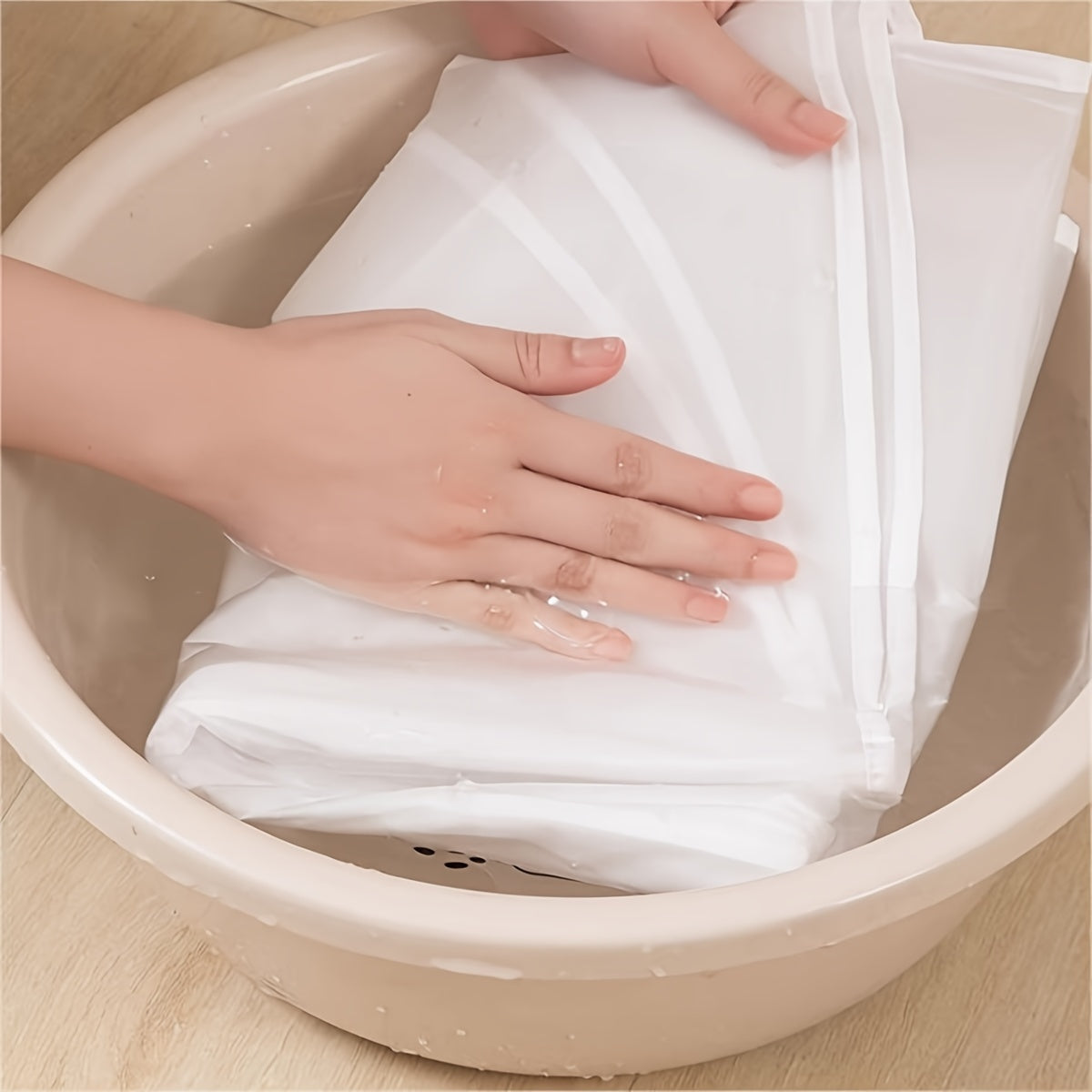 Fundas de plástico transparente para prendas con cierre para almacenamiento en armario, trajes, vestidos, abrigos